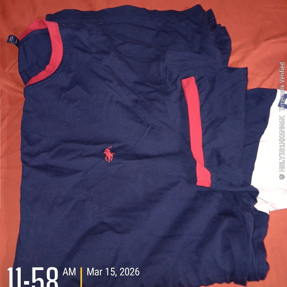 Navy Blue Ralph Lauren Polo Shirt 2XLT